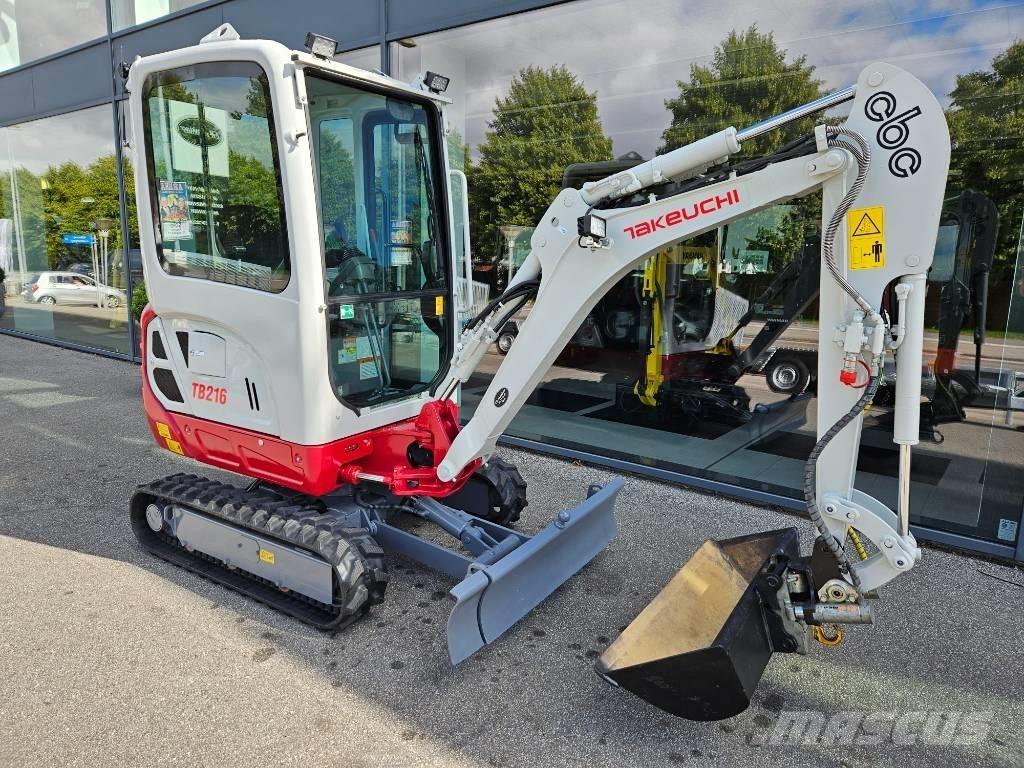 Takeuchi TB 216 حفارات صغيرة أقل من 7 طن (حفارات صغيرة)