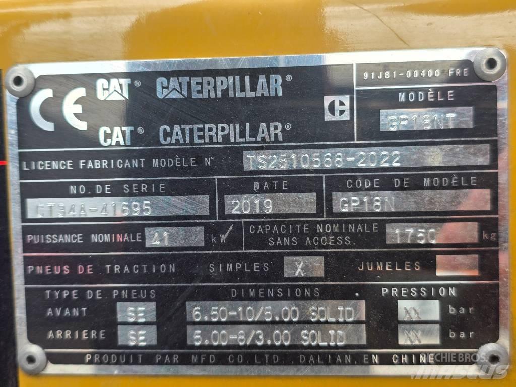 CAT GP 18 NT شاحنات LPG