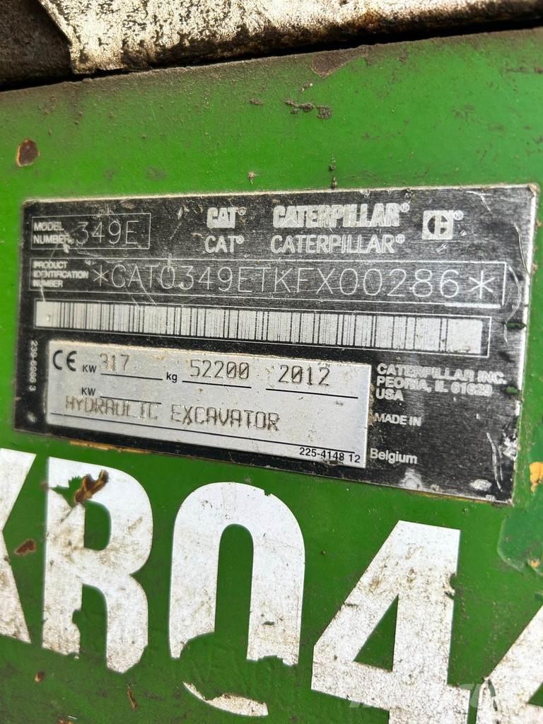 CAT 349EL VG حفارات زحافة