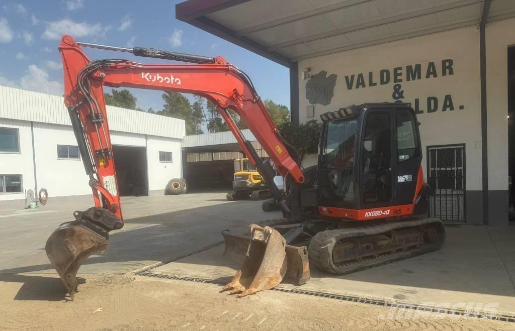 Kubota KX 080-4 حفارات وسط 7 طن - 12 طن