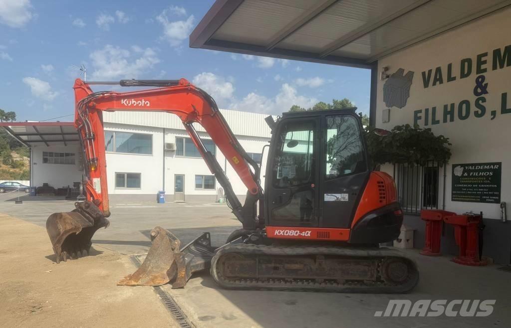 Kubota KX 080-4 حفارات وسط 7 طن - 12 طن
