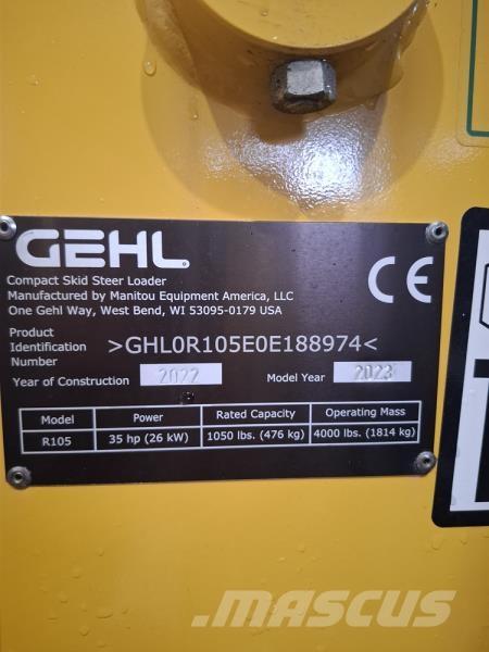 Gehl GHEL R105 لوادر انزلاقية التوجيه