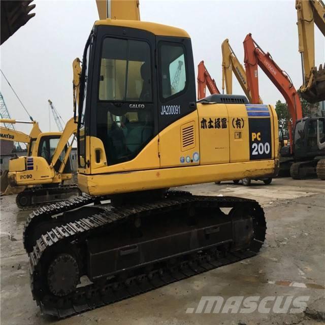 Komatsu pc200-7 حفارات زحافة