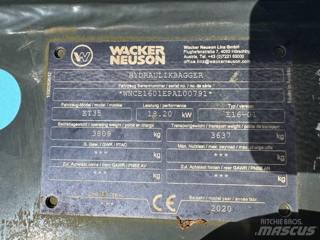 Wacker Neuson ET35 حفارات زحافة