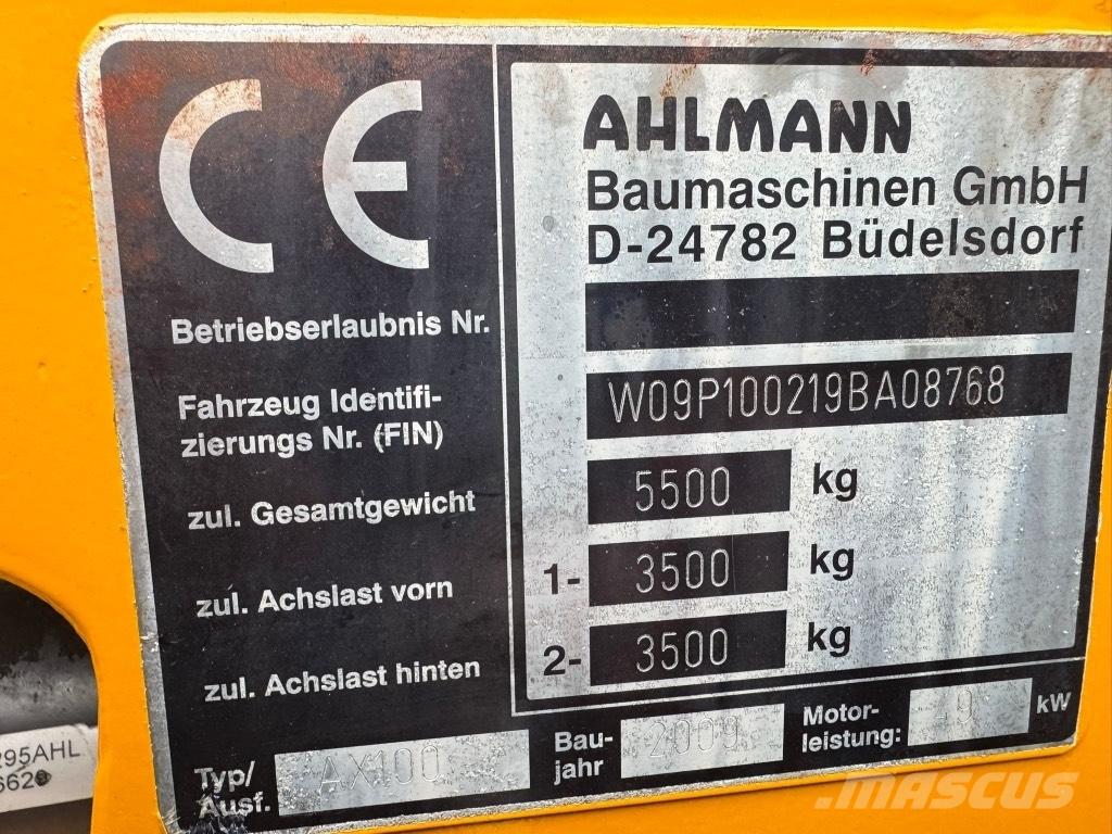 Allman AX 100 لوادر بعجل