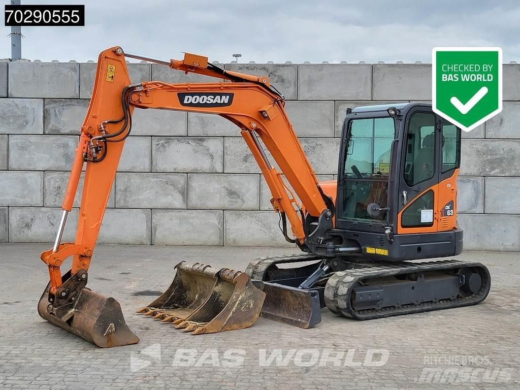 Doosan DX63-3 حفارات صغيرة أقل من 7 طن (حفارات صغيرة)