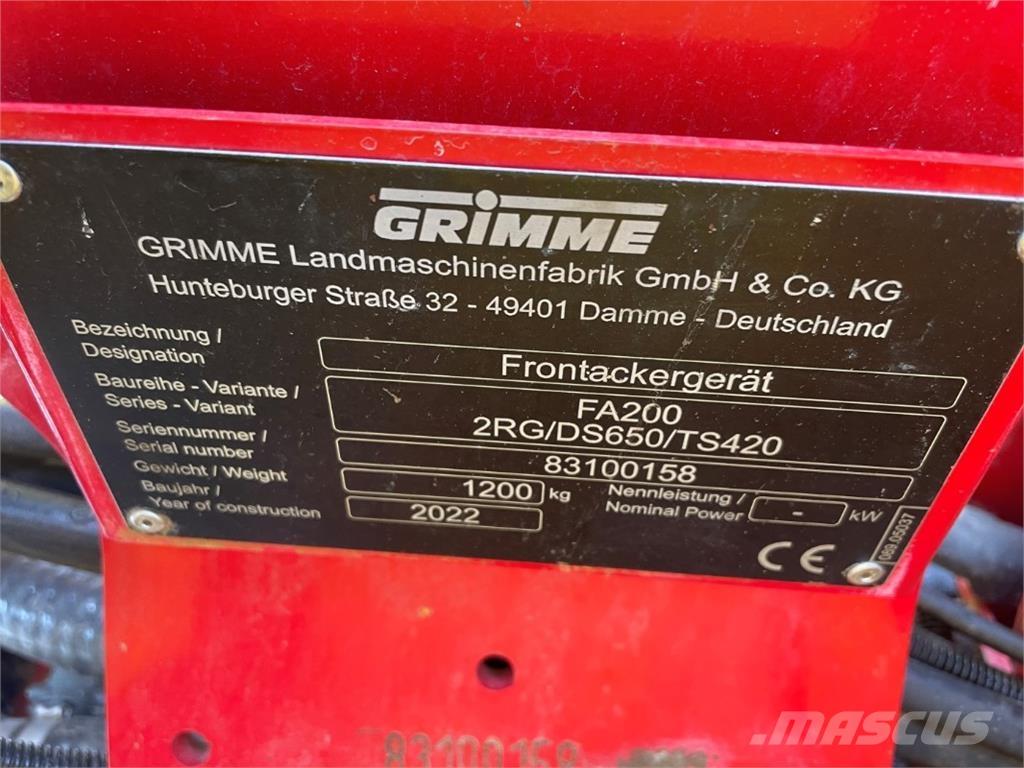 Grimme FA 200 معدات زراعة وحصاد البطاطس - أخرى