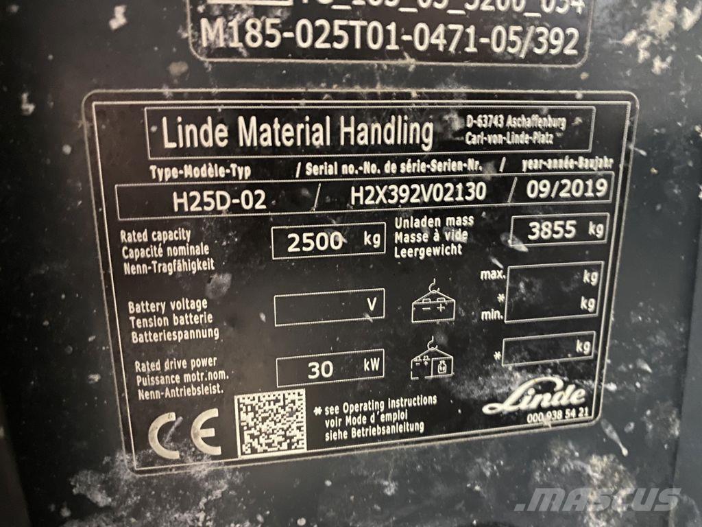 Linde H25D-02 شاحنات الديزل