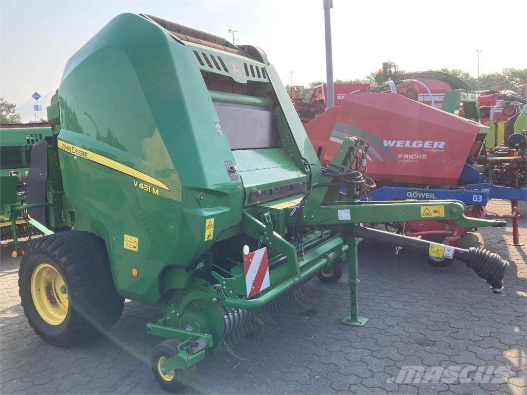 John Deere V451M محزمات مستديرة