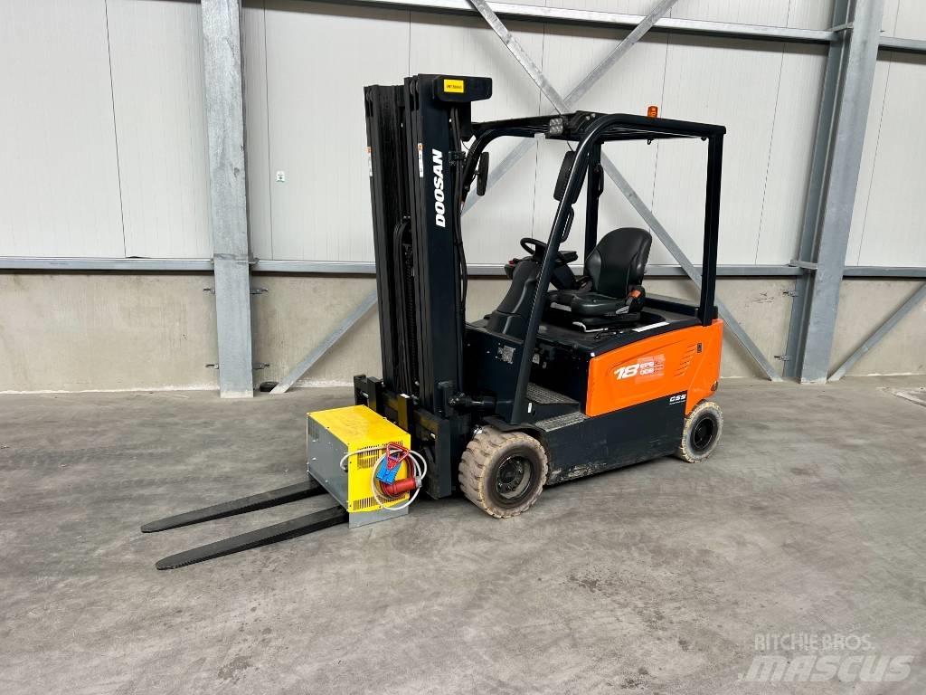 Doosan B 18 X-7 شاحنات ذات رافعات شوكية تعمل بالكهرباء