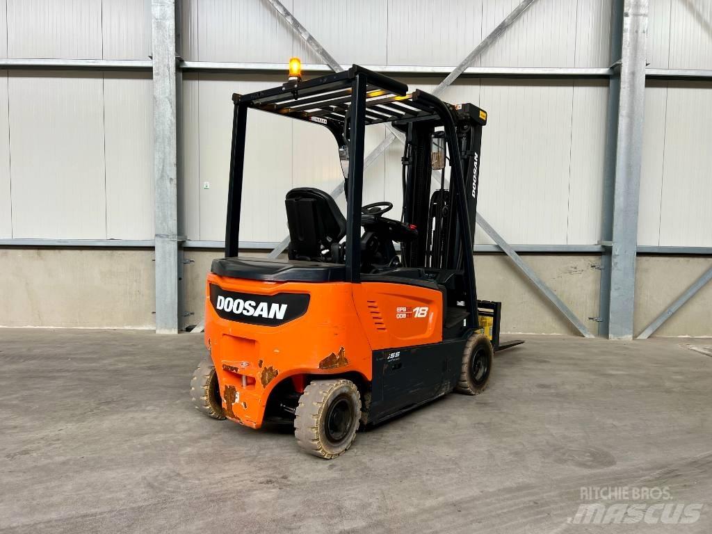 Doosan B 18 X-7 شاحنات ذات رافعات شوكية تعمل بالكهرباء