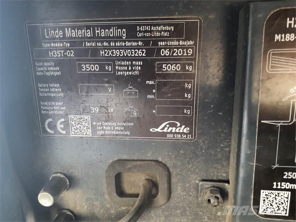 Linde H35T شاحنات LPG