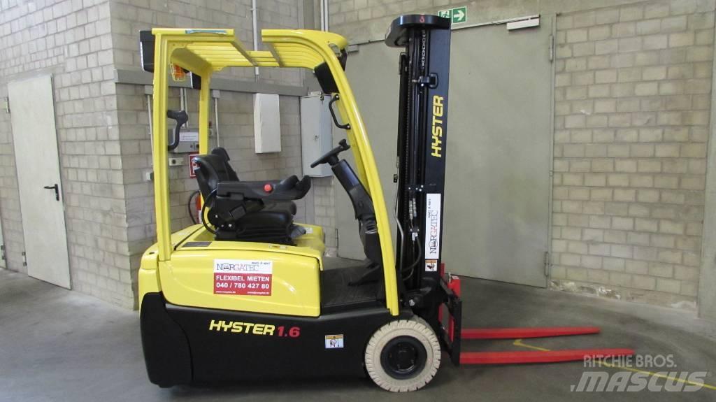 Hyster J1.6XNT MWB شاحنات ذات رافعات شوكية تعمل بالكهرباء