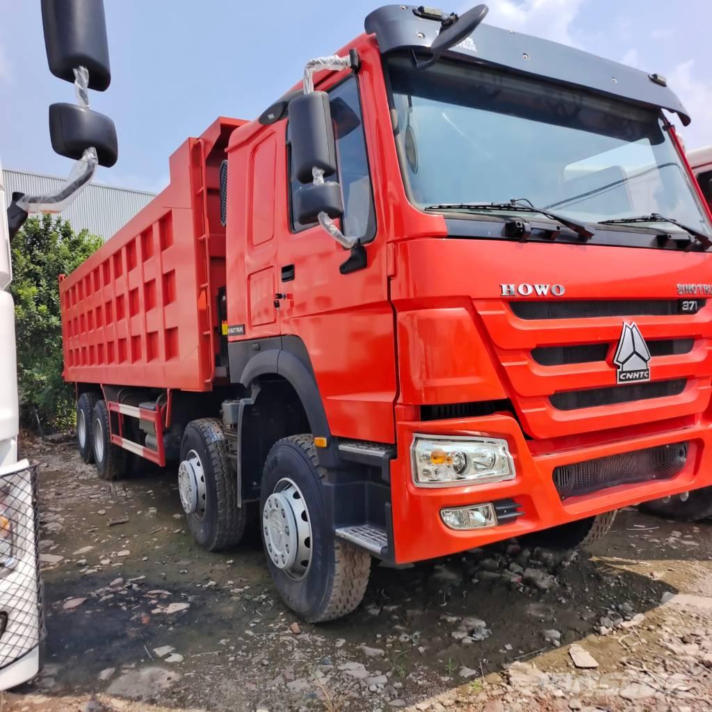 Howo 371 تفريغ المقطورات