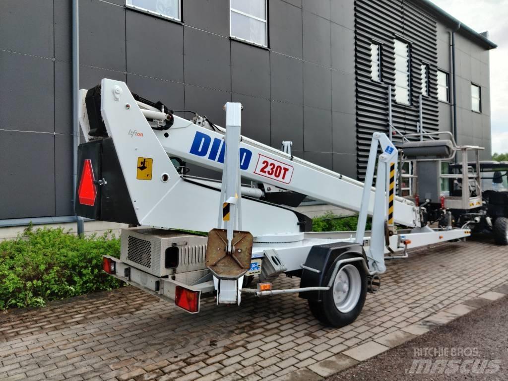 Dino 230 T Skylift المنصات الهوائية المثبتة على مقطورة