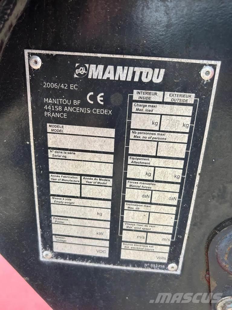 Manitou Man'Go 12 رافعات سلة مفصلية