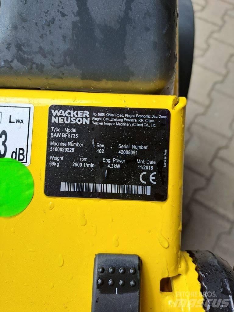Wacker Neuson BFS735 مناشير صخور وخرسانة