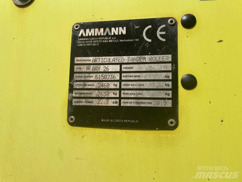 Ammann ARX 26 مداحل ثنائية الاسطوانة