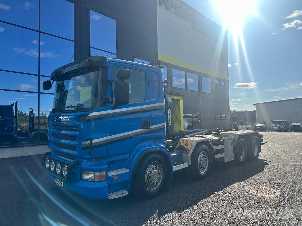 Scania R420 8X4/4 شاحنات الرافعات الخطافية