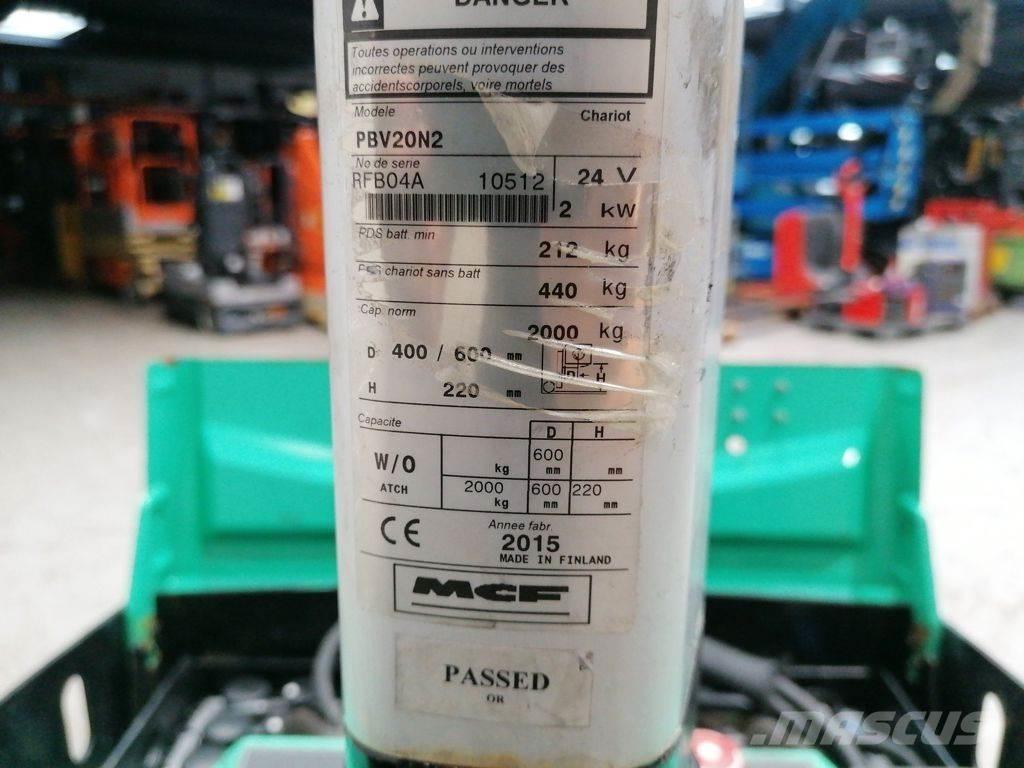 Mitsubishi PBV20N2 معدات الرفع منخفض المستوى