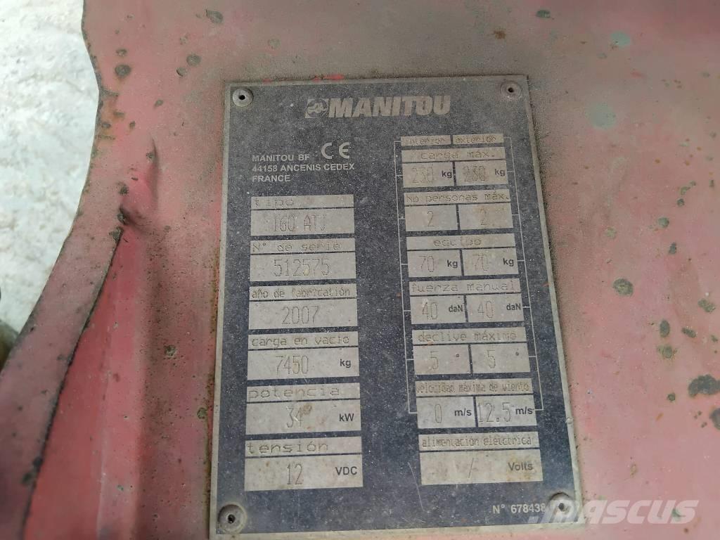 Manitou 160 ATJ رافعات سلة مفصلية