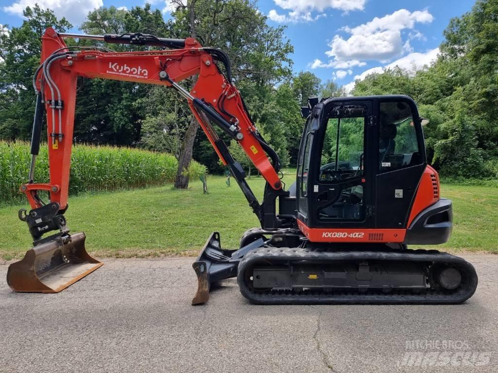 Kubota KX 080-4a2 حفارات وسط 7 طن - 12 طن