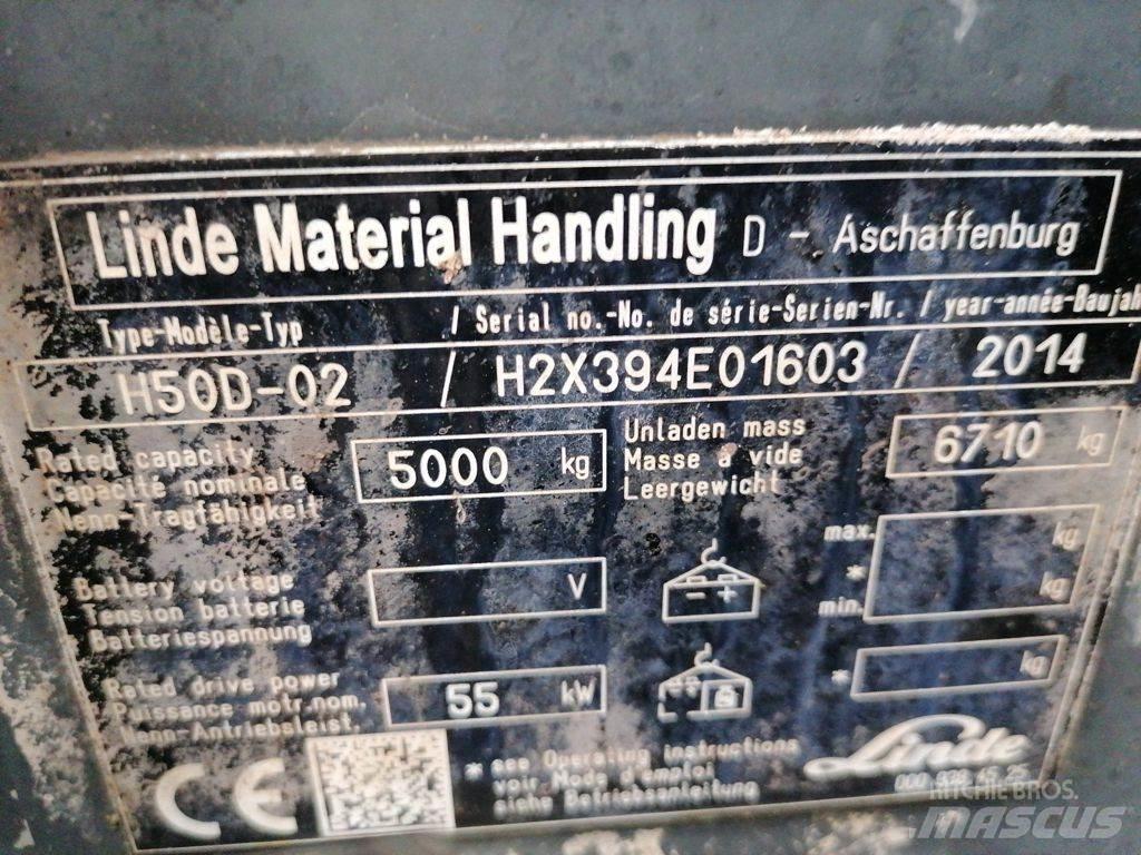 Linde H50D-02 شاحنات الديزل