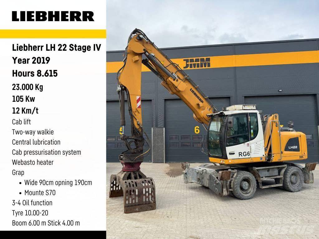 Liebherr LH 22 مناولات المخلفات / مناولات صناعية