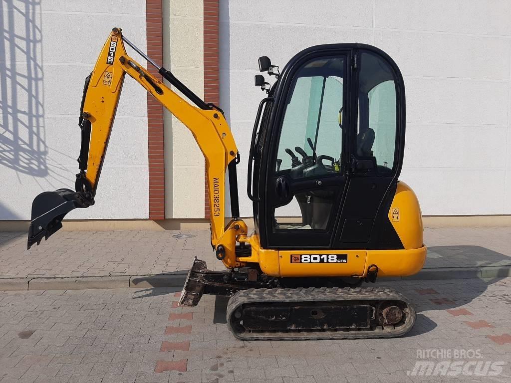 JCB 8018 CTS حفارات صغيرة أقل من 7 طن (حفارات صغيرة)