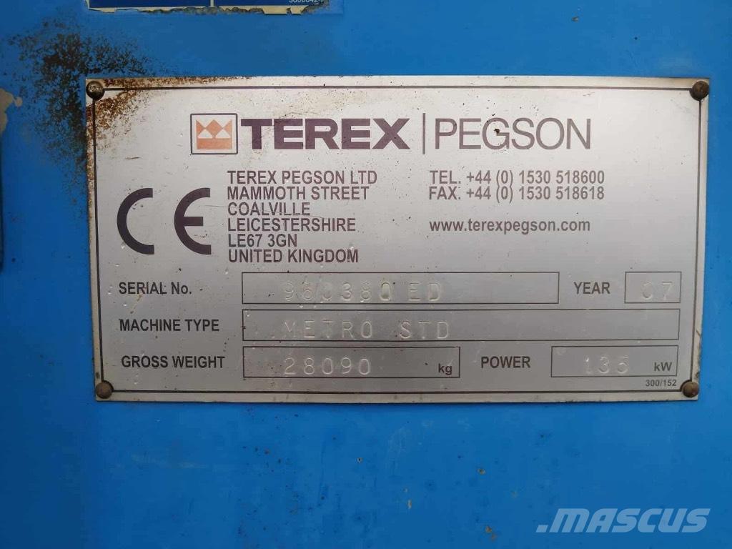 Terex Pegson الكسارات المتنقلة