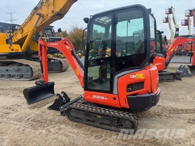 Kubota KX 019-4 حفارات صغيرة أقل من 7 طن (حفارات صغيرة)