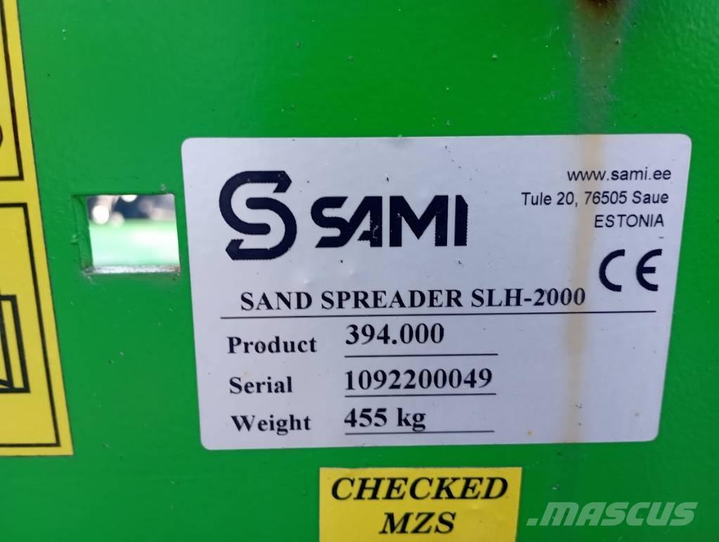 Sami SLH 2000 ZM-602 معدات نشر الرمال والملح
