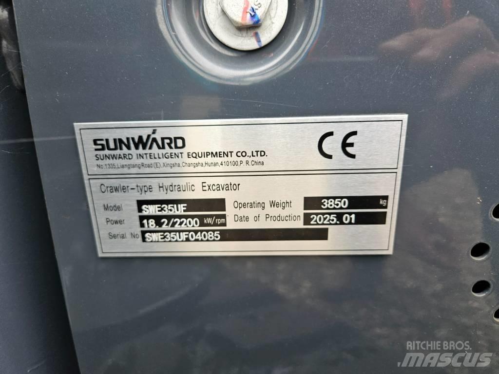 Sunward SWE 35 UF حفارات صغيرة أقل من 7 طن (حفارات صغيرة)