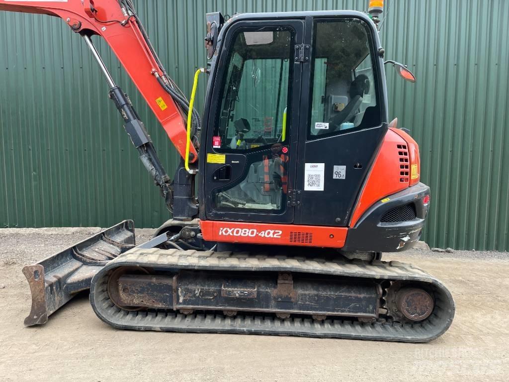 Kubota KX 080-4 حفارات وسط 7 طن - 12 طن
