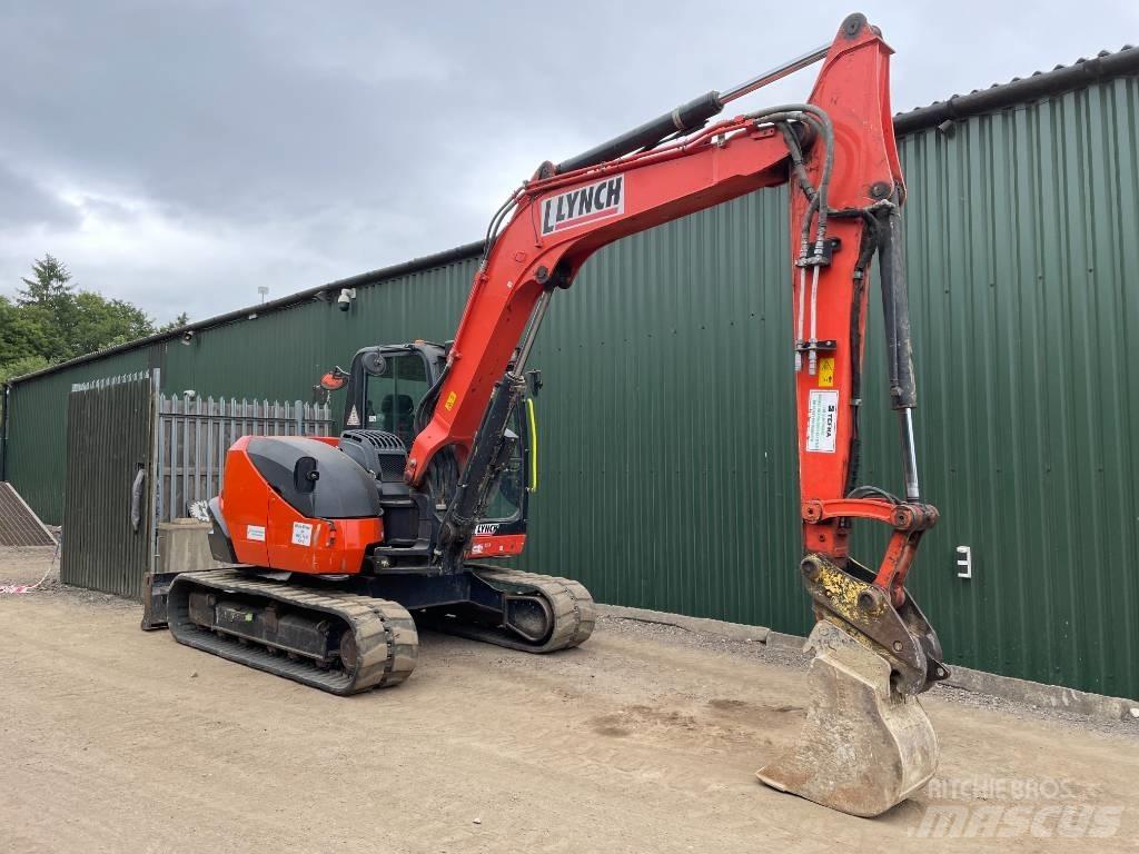 Kubota KX 080-4 حفارات وسط 7 طن - 12 طن
