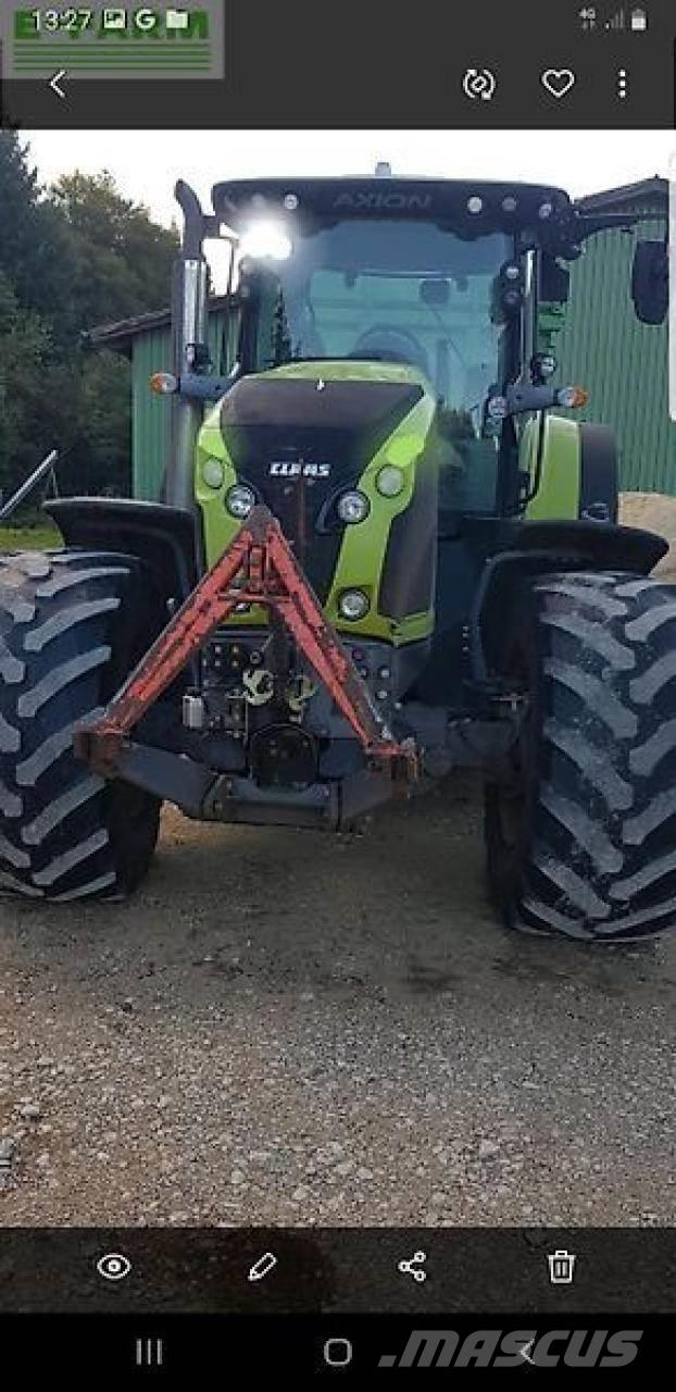 CLAAS axion 870 الجرارات
