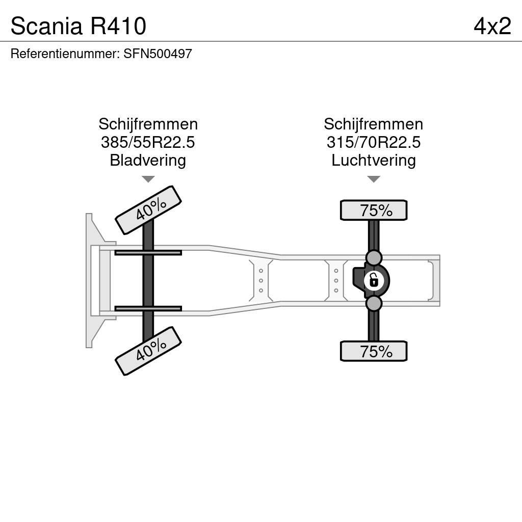 Scania R410 وحدات الجر