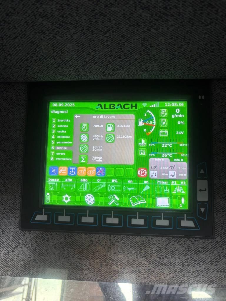 Albach Diamant 2000 ماكينات تقطيع أخشاب الحراجة