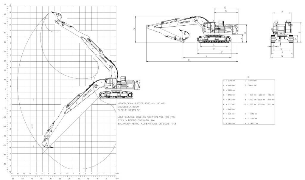 Liebherr R 956 LC حفارات زحافة