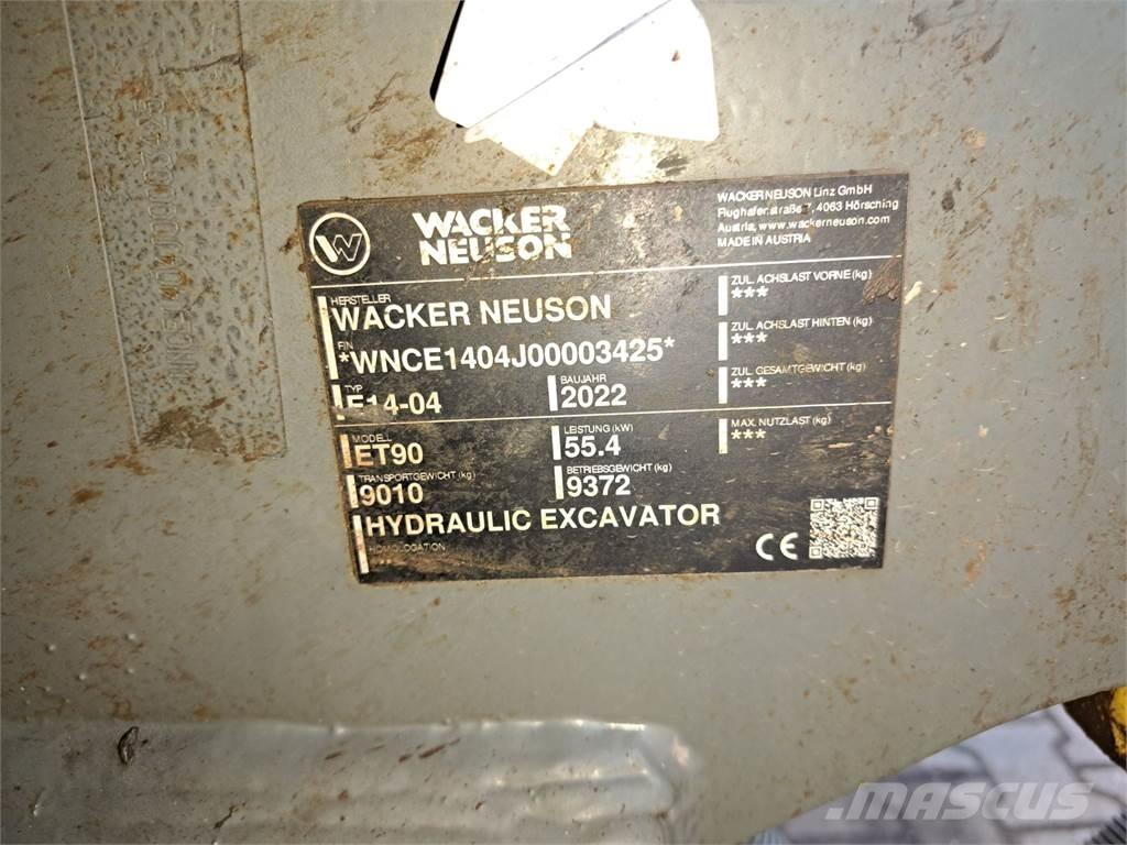 Wacker Neuson ET90 حفارات زحافة