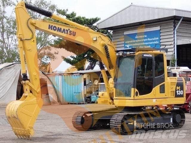 Komatsu PC 130 حفارات زحافة