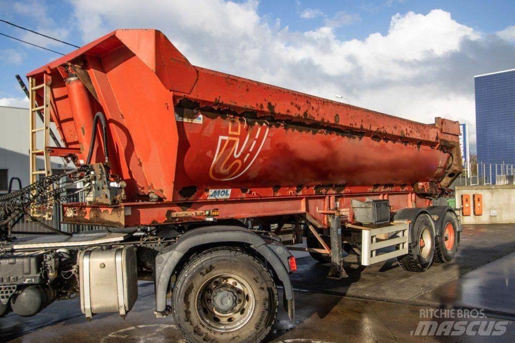 MOL K85F/20T/37ST نصف مقطورات قلابة