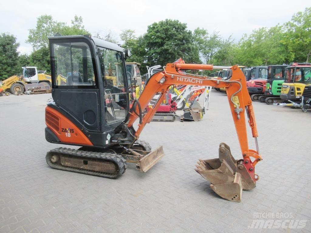 Hitachi ZX 18-3 CLR حفارات صغيرة أقل من 7 طن (حفارات صغيرة)