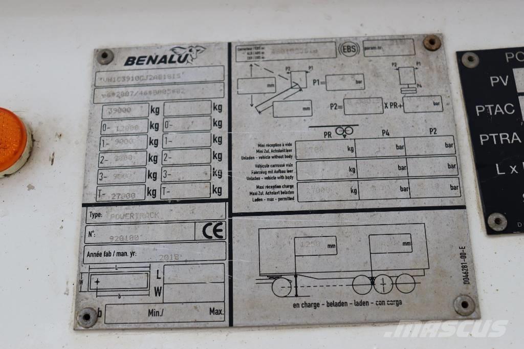 Benalu powertrack مقطورات قلابة