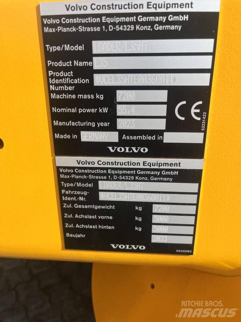 Volvo L35H لوادر بعجل