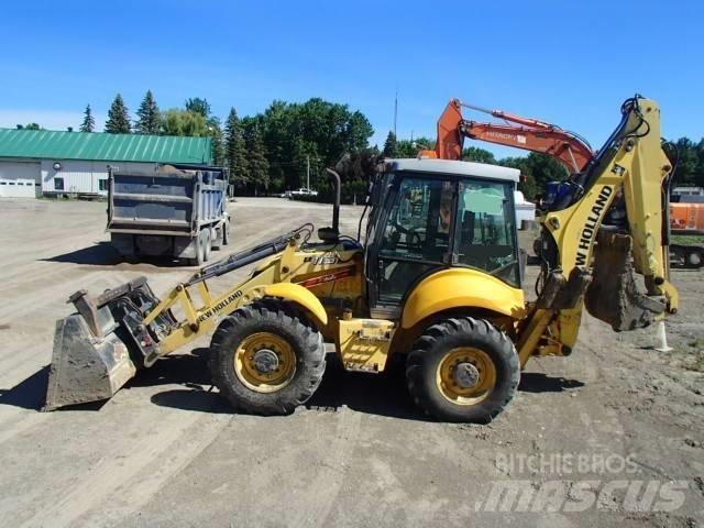New Holland B 115 B لوادر ذات جرافات عكسية