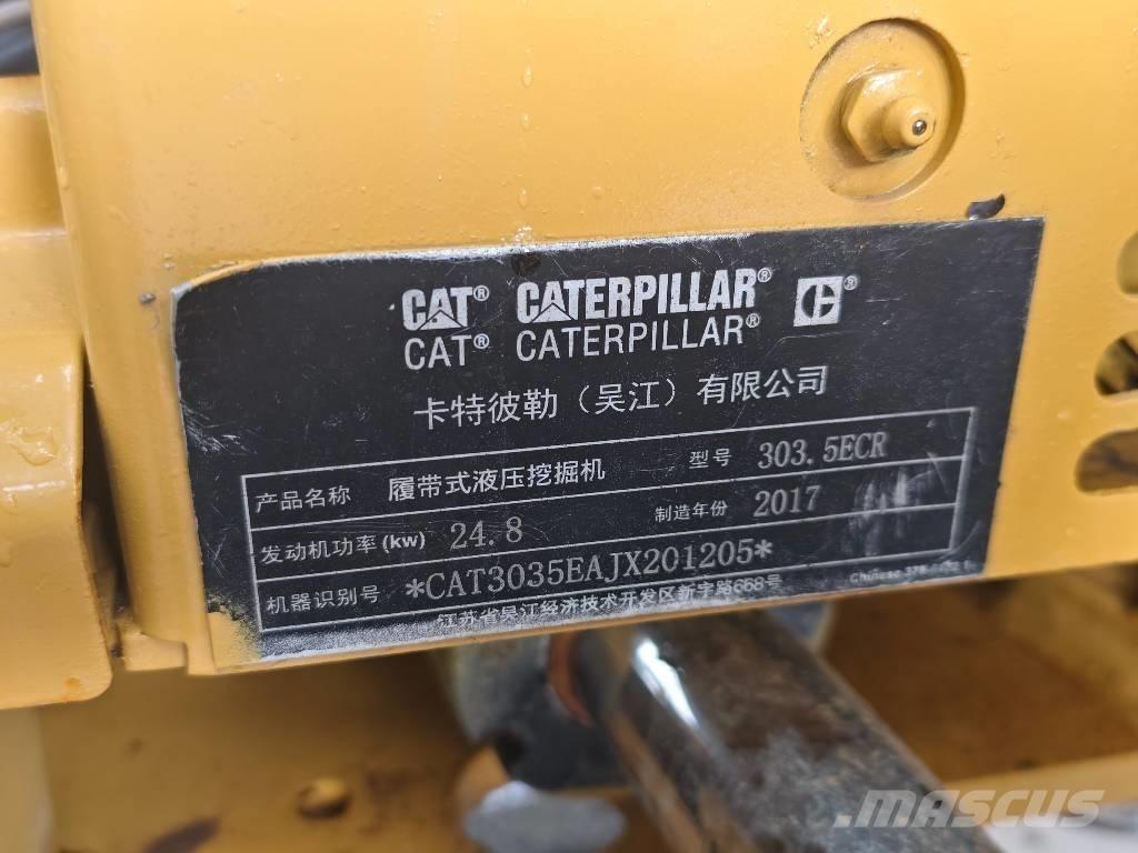 CAT 303.5 E CR حفارات صغيرة أقل من 7 طن (حفارات صغيرة)