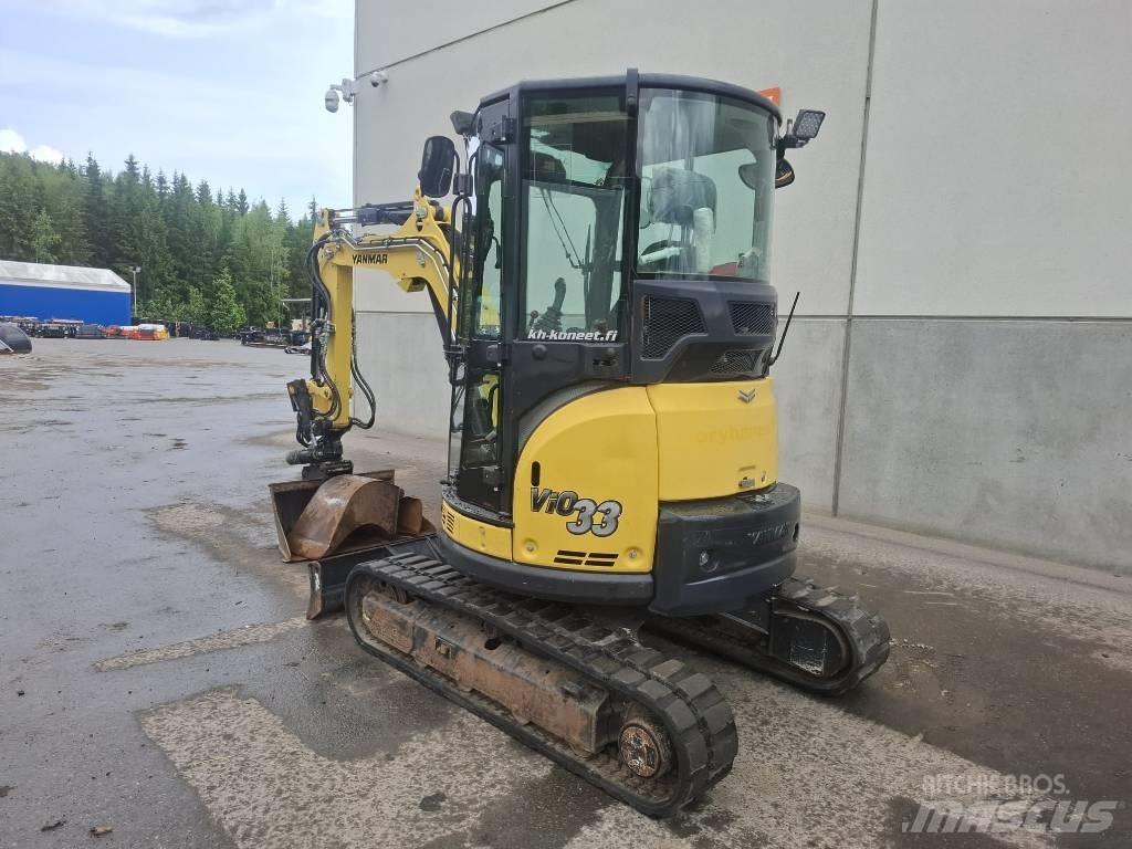 Yanmar Vio 33 U حفارات صغيرة أقل من 7 طن (حفارات صغيرة)