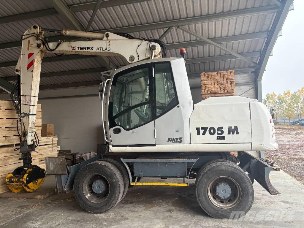 Terex 1705m لوادر ذات جرافات عكسية