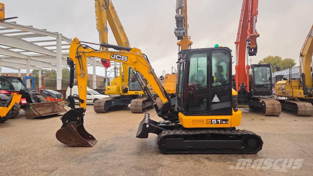 JCB 51 R-1 حفارات صغيرة أقل من 7 طن (حفارات صغيرة)